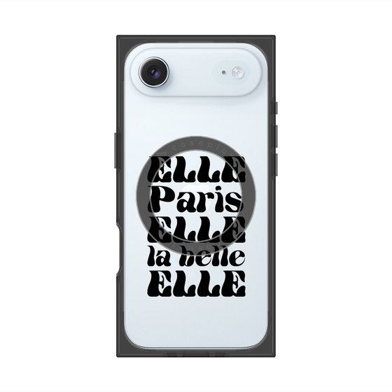 プレミアムスクエアケース with MagSafe［ ELLE - ELLE Paris ］