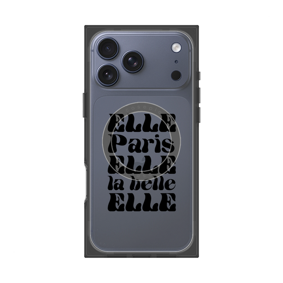 プレミアムスクエアケース with MagSafe［ ELLE - ELLE Paris ］