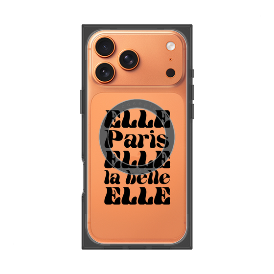 プレミアムスクエアケース with MagSafe［ ELLE - ELLE Paris ］