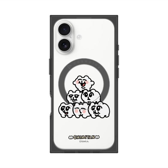 プレミアムスクエアケース with MagSafe［ ちみたん - ピラミッド ］