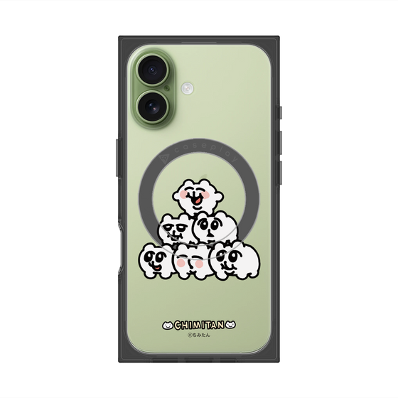 プレミアムスクエアケース with MagSafe［ ちみたん - ピラミッド ］