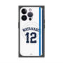 プレミアムスクエアケース with MagSafe［ 埼玉西武ライオンズ- #12 WATANABE - ホーム ］