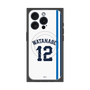プレミアムスクエアケース with MagSafe［ 埼玉西武ライオンズ- #12 WATANABE - ホーム ］