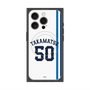 プレミアムスクエアケース with MagSafe［ 埼玉西武ライオンズ- #50 TAKAMATSU - ホーム ］