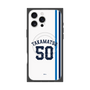プレミアムスクエアケース with MagSafe［ 埼玉西武ライオンズ- #50 TAKAMATSU - ホーム ］