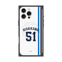プレミアムスクエアケース with MagSafe［ 埼玉西武ライオンズ- #51 NISHIKAWA - ホーム ］