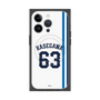 プレミアムスクエアケース with MagSafe［ 埼玉西武ライオンズ- #63 HASEGAWA - ホーム ］