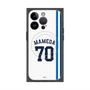 プレミアムスクエアケース with MagSafe［ 埼玉西武ライオンズ- #70 MAMEDA - ホーム ］