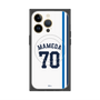 プレミアムスクエアケース with MagSafe［ 埼玉西武ライオンズ- #70 MAMEDA - ホーム ］