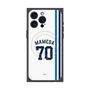 プレミアムスクエアケース with MagSafe［ 埼玉西武ライオンズ- #70 MAMEDA - ホーム ］