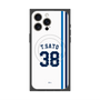 プレミアムスクエアケース with MagSafe［ 埼玉西武ライオンズ- #38 T.SATO - ホーム ］