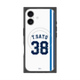 プレミアムスクエアケース with MagSafe［ 埼玉西武ライオンズ- #38 T.SATO - ホーム ］