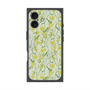 プレミアムスクエアケース with MagSafe［ 日比谷花壇 - DelicateGeometry - ライトグリーン ］