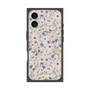 プレミアムスクエアケース with MagSafe［ 日比谷花壇 - FloralSymphony - ベージュ ］