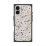 プレミアムスクエアケース with MagSafe［ 日比谷花壇 - FloralSymphony - ベージュ ］