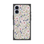 プレミアムスクエアケース with MagSafe［ 日比谷花壇 - FloralSymphony - ベージュ ］