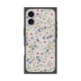 プレミアムスクエアケース with MagSafe［ 日比谷花壇 - FloralSymphony - ベージュ ］