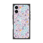 プレミアムスクエアケース with MagSafe［ 日比谷花壇 - HarmonyinBloom - パープル ］