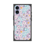 プレミアムスクエアケース with MagSafe［ 日比谷花壇 - HarmonyinBloom - パープル ］