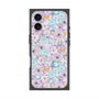 プレミアムスクエアケース with MagSafe［ 日比谷花壇 - HarmonyinBloom - パープル ］