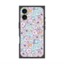 プレミアムスクエアケース with MagSafe［ 日比谷花壇 - HarmonyinBloom - パープル ］