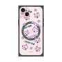 プレミアムスクエアケース with MagSafe［ クリアソン新宿 - くりあにゃん - 総柄 ］