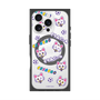 プレミアムスクエアケース with MagSafe［ クリアソン新宿 - くりあにゃん - 総柄 ］