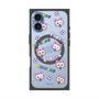 プレミアムスクエアケース with MagSafe［ クリアソン新宿 - くりあにゃん - 総柄 ］