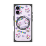 プレミアムスクエアケース with MagSafe［ クリアソン新宿 - くりあにゃん - 総柄 ］