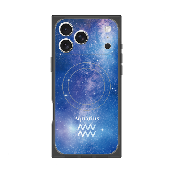 プレミアムスクエアケース with MagSafe［ STARRY SIGNS - オリジナル - Aquarius ］