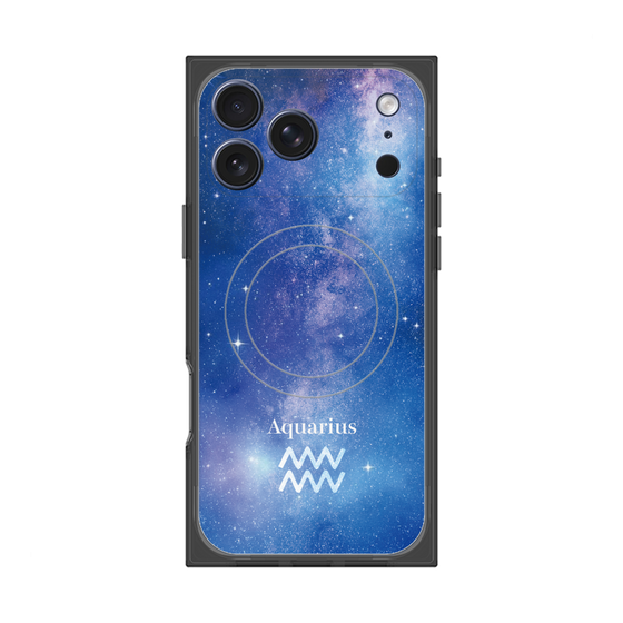 プレミアムスクエアケース with MagSafe［ STARRY SIGNS - オリジナル - Aquarius ］