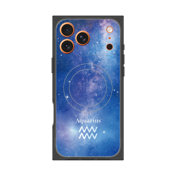 プレミアムスクエアケース with MagSafe［ STARRY SIGNS - オリジナル - Aquarius ］