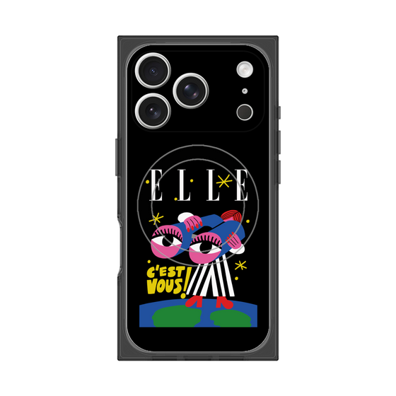 プレミアムスクエアケース with MagSafe［ ELLE - 80 YEARS - CACHETEJACK ］