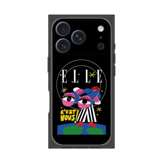 プレミアムスクエアケース with MagSafe［ ELLE - 80 YEARS - CACHETEJACK ］