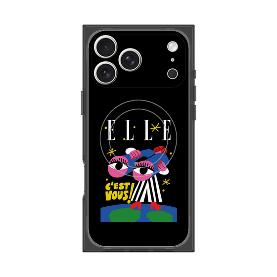 プレミアムスクエアケース with MagSafe［ ELLE - 80 YEARS - CACHETEJACK ］