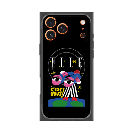 プレミアムスクエアケース with MagSafe［ ELLE - 80 YEARS - CACHETEJACK ］