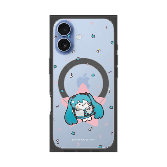 プレミアムスクエアケース with MagSafe［ しろたん×初音ミク - 初音ミク - しろたん変身 ］