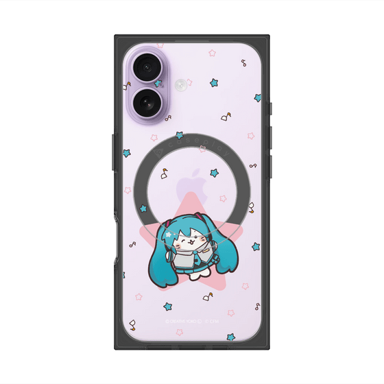 プレミアムスクエアケース with MagSafe［ しろたん×初音ミク - 初音ミク - しろたん変身 ］