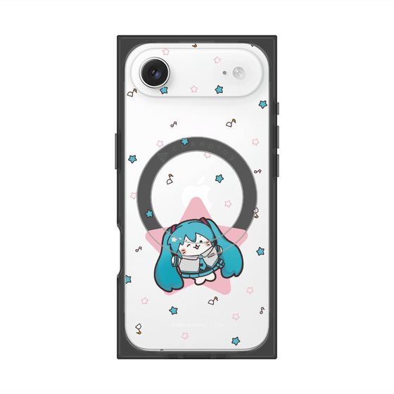 プレミアムスクエアケース with MagSafe［ しろたん×初音ミク - 初音ミク - しろたん変身 ］