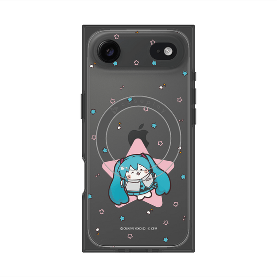 プレミアムスクエアケース with MagSafe［ しろたん×初音ミク - 初音ミク - しろたん変身 ］