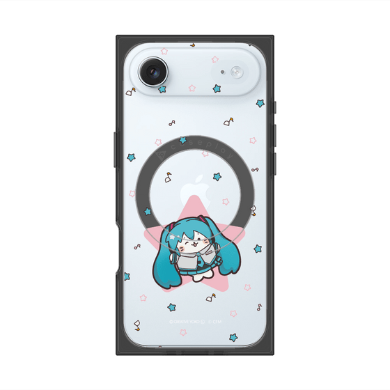 プレミアムスクエアケース with MagSafe［ しろたん×初音ミク - 初音ミク - しろたん変身 ］