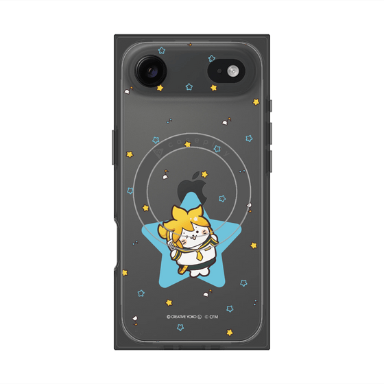 プレミアムスクエアケース with MagSafe［ しろたん×初音ミク - 鏡音レン - しろたん変身 ］