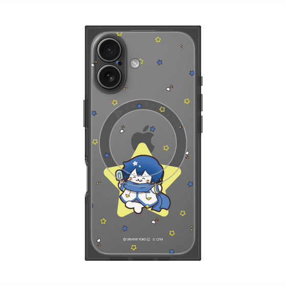 プレミアムスクエアケース with MagSafe［ しろたん×初音ミク - KAITO - しろたん変身 ］