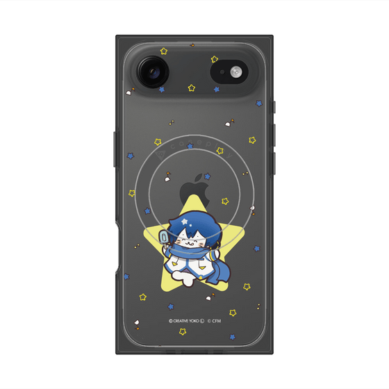 プレミアムスクエアケース with MagSafe［ しろたん×初音ミク - KAITO - しろたん変身 ］