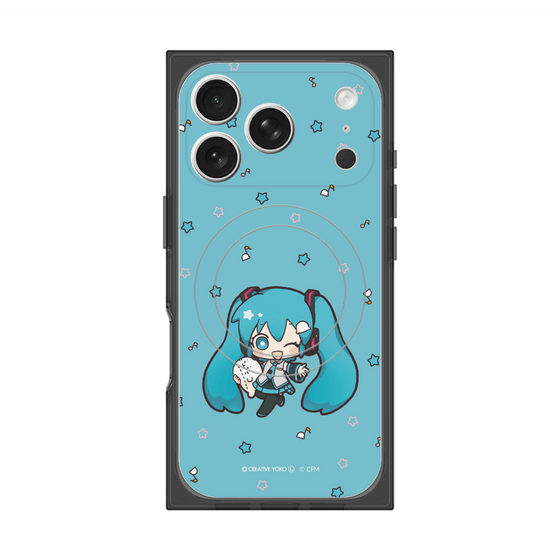 プレミアムスクエアケース with MagSafe［ しろたん×初音ミク - 初音ミク - しろたんと一緒 ］