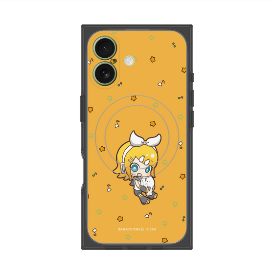 プレミアムスクエアケース with MagSafe［ しろたん×初音ミク - 鏡音リン - しろたんと一緒 ］
