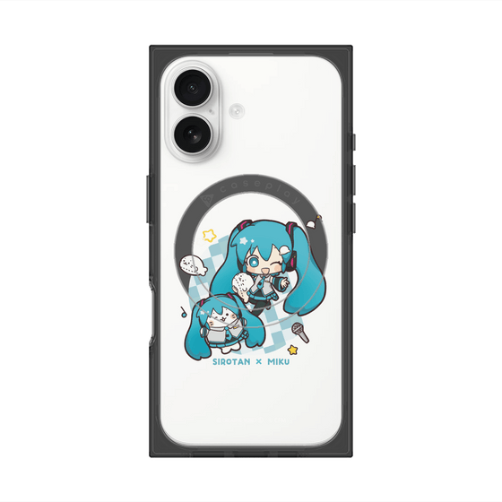 プレミアムスクエアケース with MagSafe［ しろたん×初音ミク - しろたん×初音ミク ］
