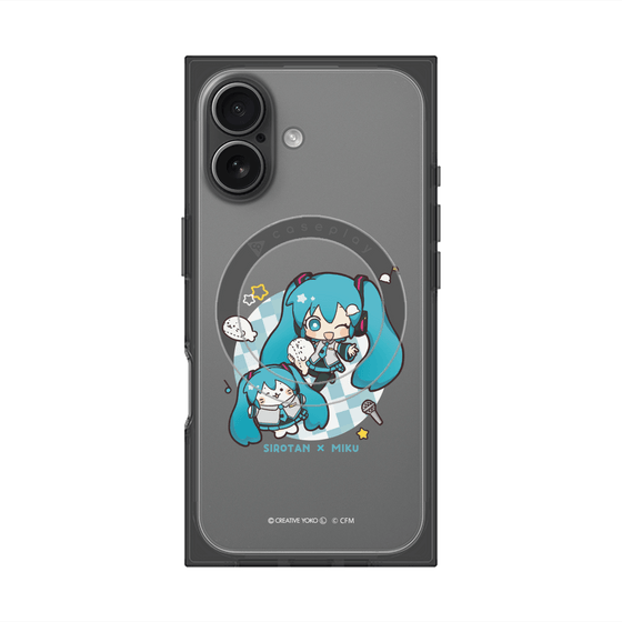 プレミアムスクエアケース with MagSafe［ しろたん×初音ミク - しろたん×初音ミク ］