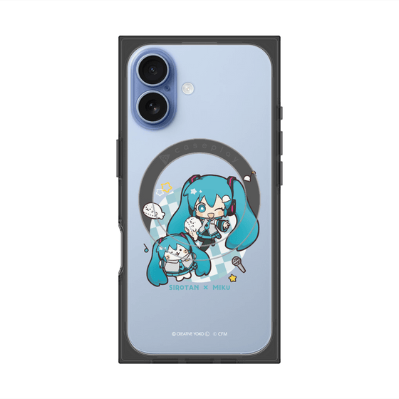 プレミアムスクエアケース with MagSafe［ しろたん×初音ミク - しろたん×初音ミク ］