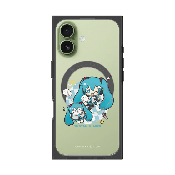 プレミアムスクエアケース with MagSafe［ しろたん×初音ミク - しろたん×初音ミク ］
